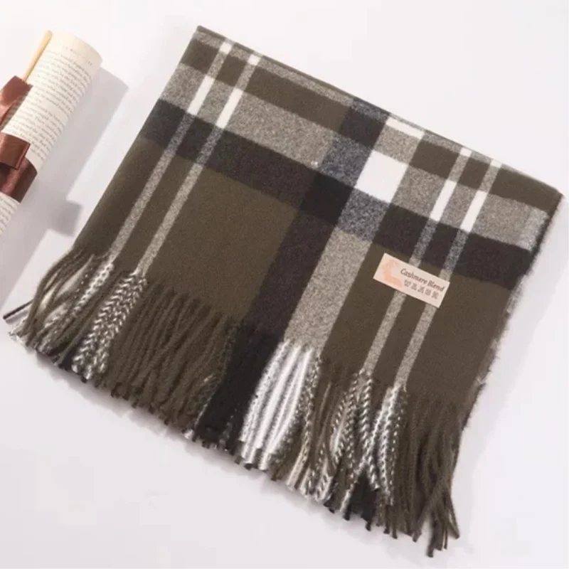 Damen Schal Winterschal Stola Schlauchschal Halstuch Wollschal Strickschal Loop
