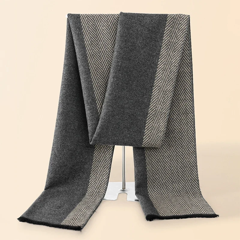 Herren Schal Winterschal Stola Schlauchschal Halstuch Wollschal Strickschal Loop