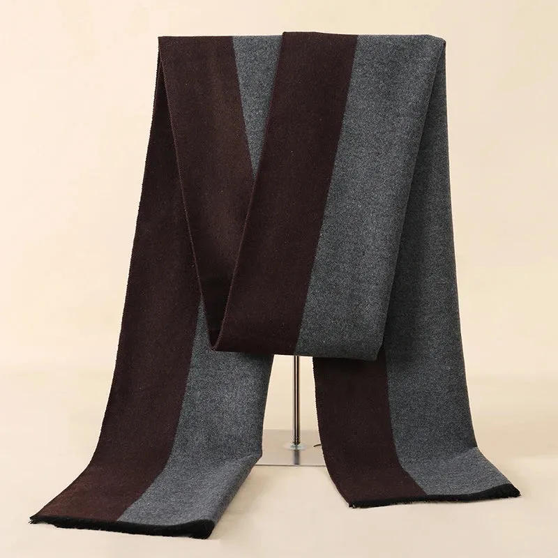 Herren Schal Winterschal Stola Schlauchschal Halstuch Wollschal Strickschal Loop