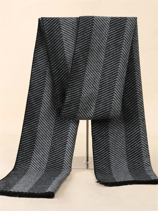 Herren Schal Winterschal Stola Schlauchschal Halstuch Wollschal Strickschal Loop