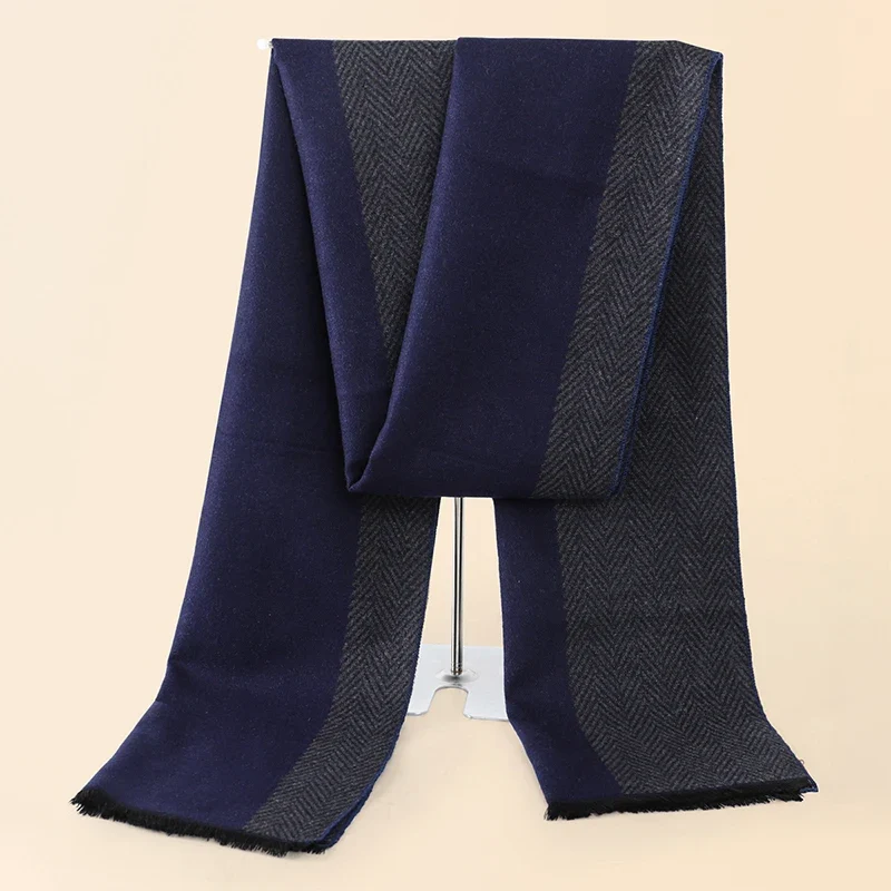 Herren Schal Winterschal Stola Schlauchschal Halstuch Wollschal Strickschal Loop