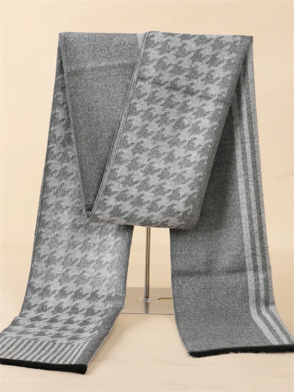 Herren Schal Winterschal Stola Schlauchschal Halstuch Wollschal Strickschal Loop