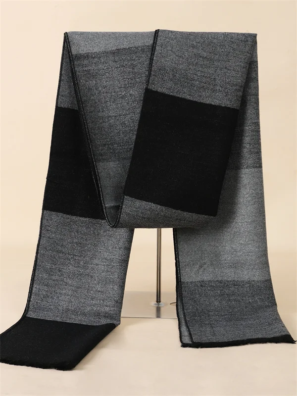 Herren Schal Winterschal Stola Schlauchschal Halstuch Wollschal Strickschal Loop
