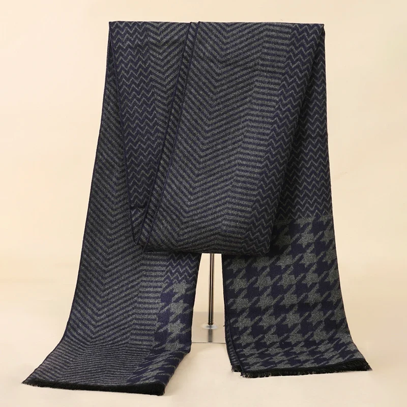 Herren Schal Winterschal Stola Schlauchschal Halstuch Wollschal Strickschal Loop