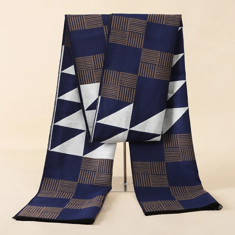 Herren Schal Winterschal Stola Schlauchschal Halstuch Wollschal Strickschal Loop
