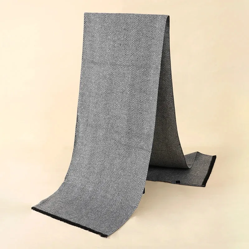 Herren Schal Winterschal Stola Schlauchschal Halstuch Wollschal Strickschal Loop