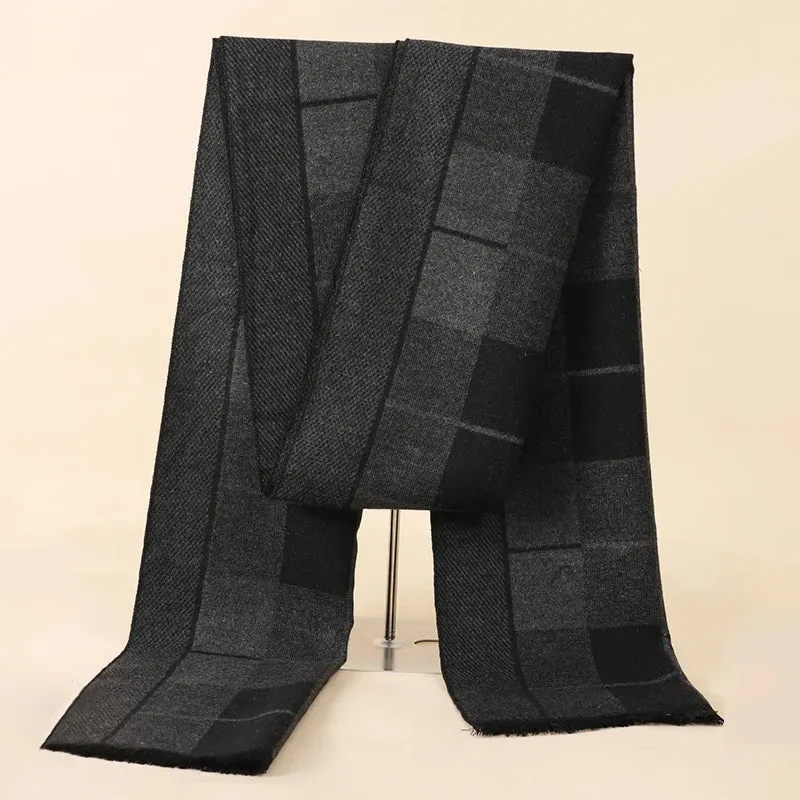 Herren Schal Winterschal Stola Schlauchschal Halstuch Wollschal Strickschal Loop