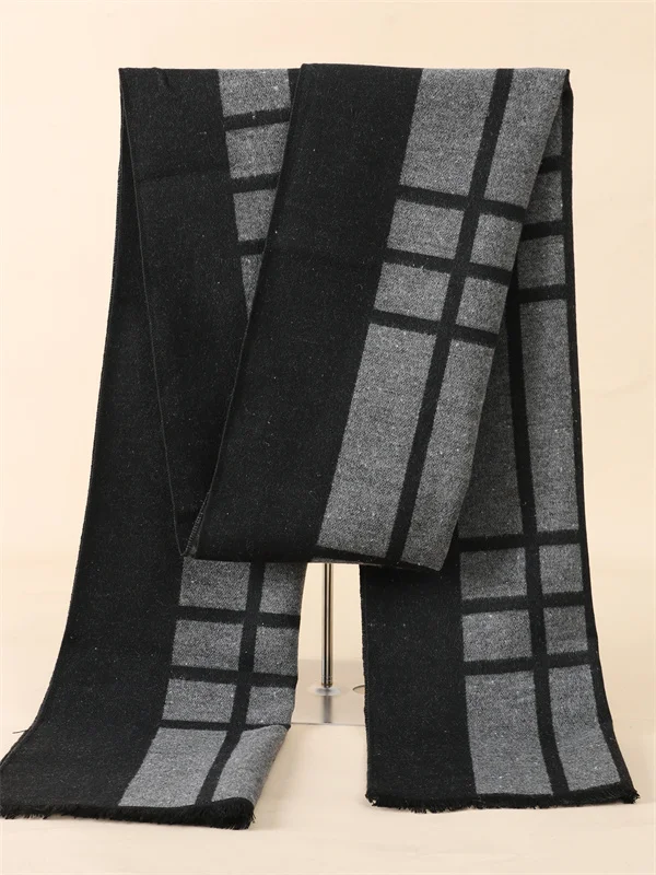 Herren Schal Winterschal Stola Schlauchschal Halstuch Wollschal Strickschal Loop