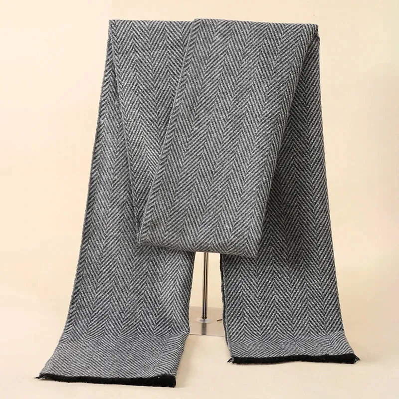 Herren Schal Winterschal Stola Schlauchschal Halstuch Wollschal Strickschal Loop