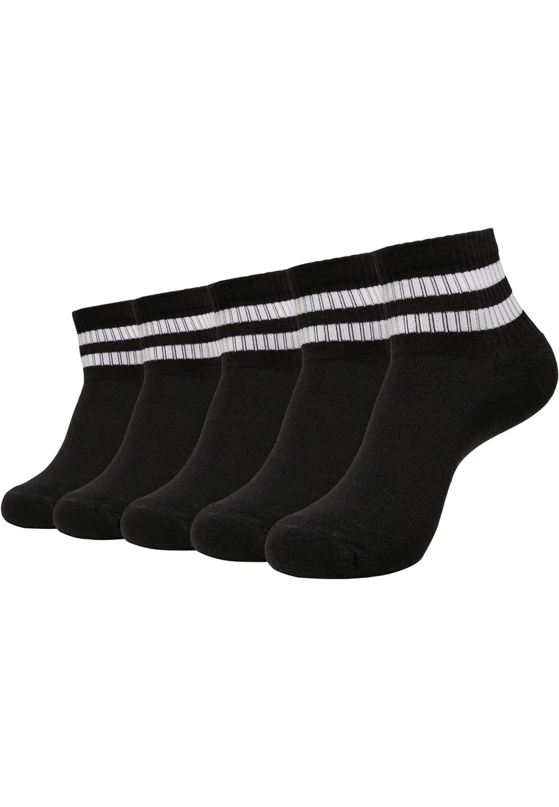 UC Sporty Half Cuff Logo Socks 5-Pack