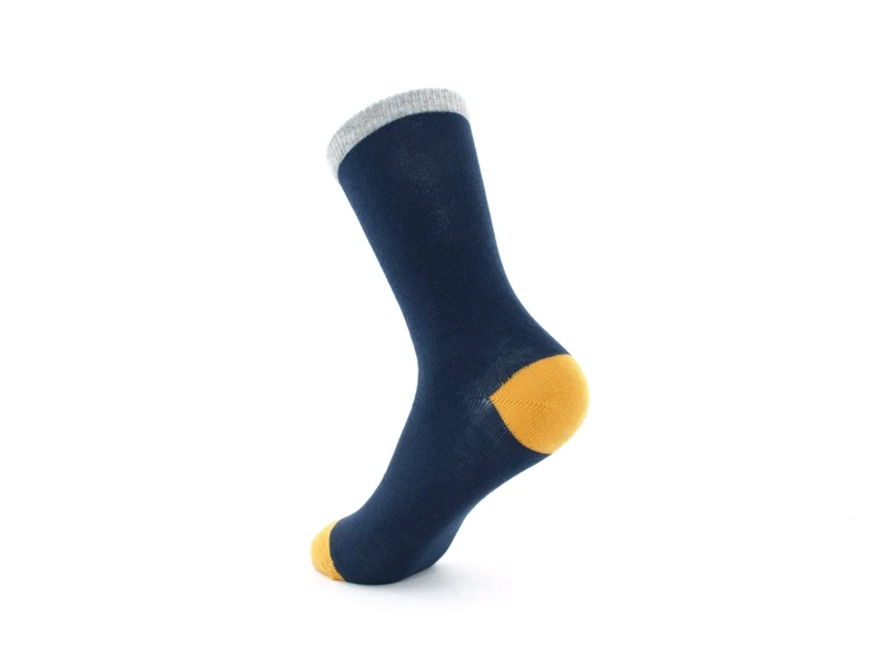 1 Paar Bio Kindersocken ohne drückende Naht marine