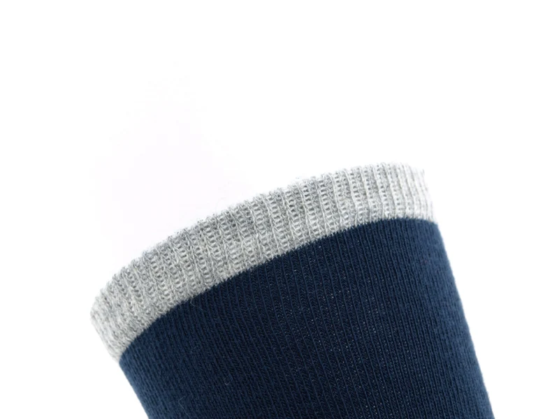 1 Paar Bio Kindersocken ohne drückende Naht marine