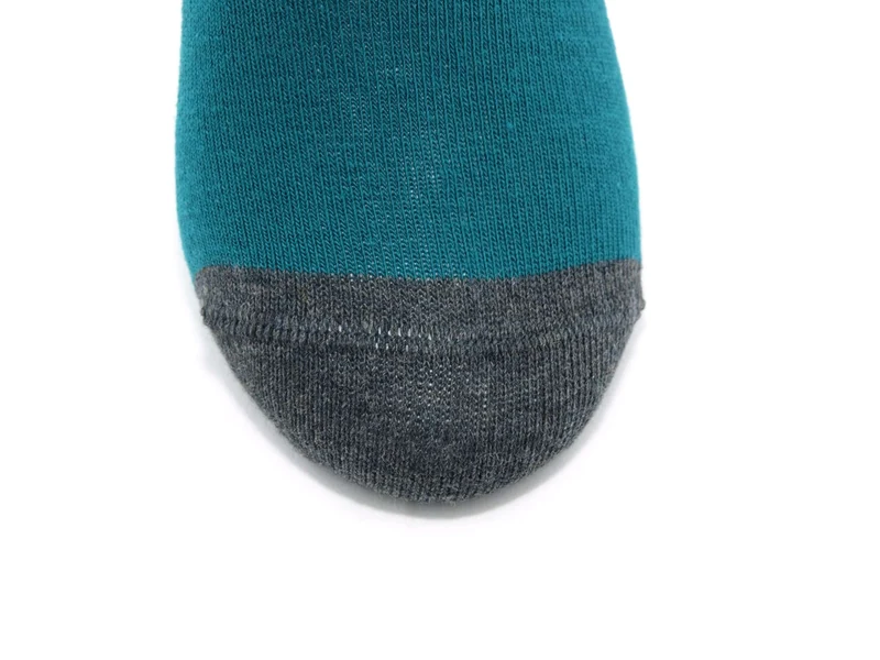 1 Paar Bio Kindersocken ohne drückende Naht petrol