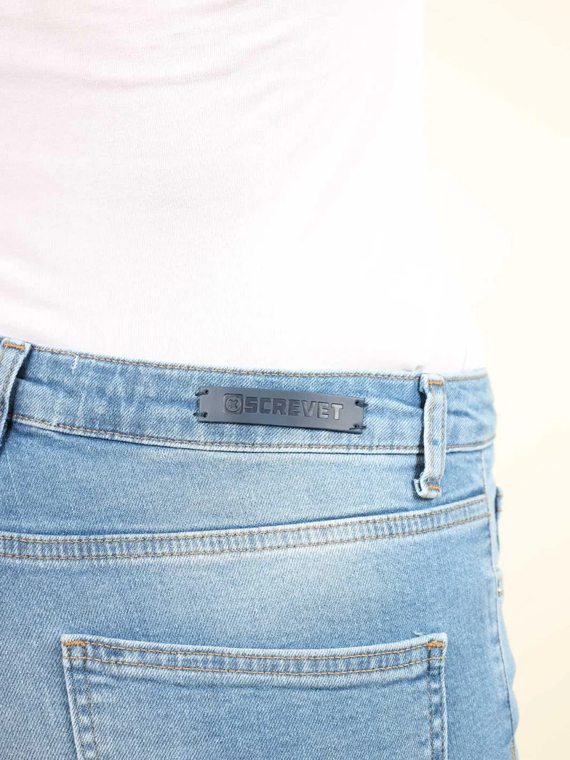 SCREVET - SPARKY, Slim Fit, Mid-Waist, Light Blue Used