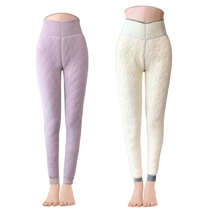 Frauen Hose Winter Leggins Warm Thermohose Innenfleece Leggings Strumpfhose