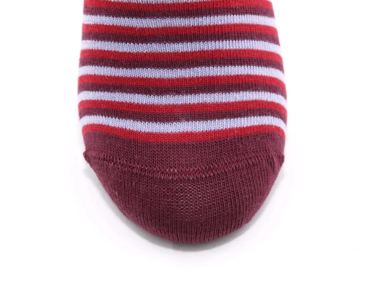 1 Paar Bio Kindersocken ohne drückende Naht Ringel lila