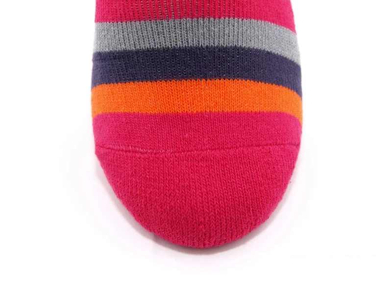 2 Paar Kuschelsocken Kinder geringelt pink