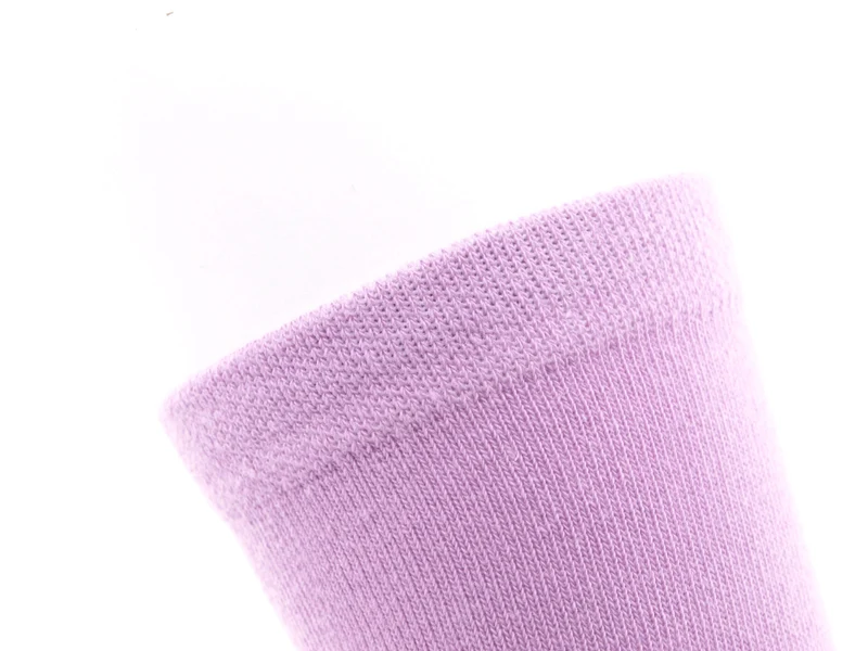 5 Paar Kindersocken ohne drückende Naht einfarbig Mix Girls