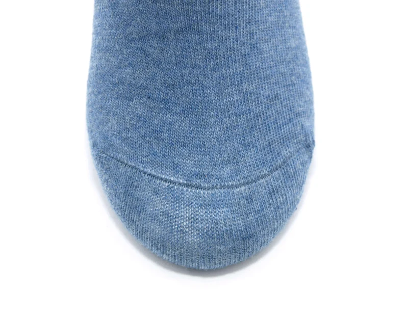 5 Paar Kindersocken ohne drückende Naht einfarbig jeans
