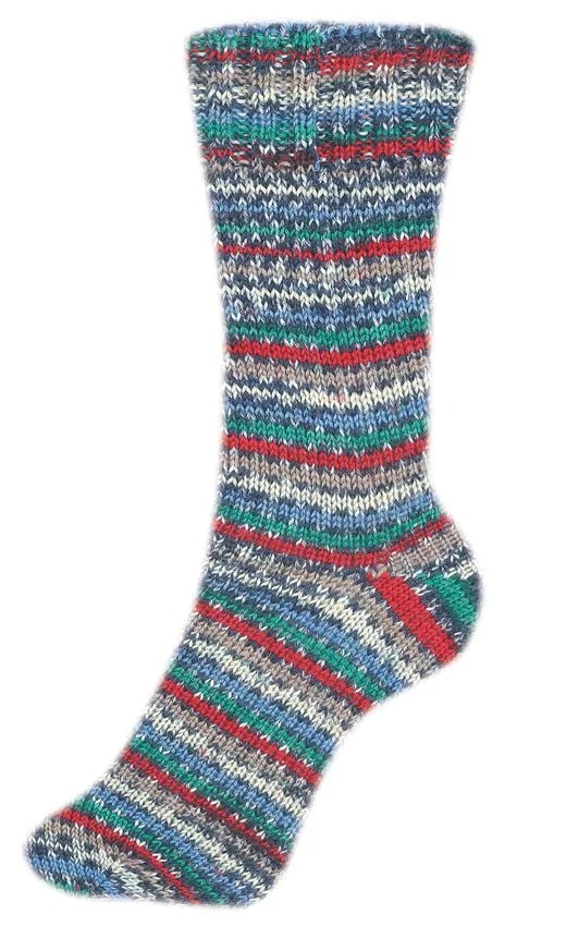 Fortissima bunte 4-fach Sockenwolle | Farbe 2492 - CLUB