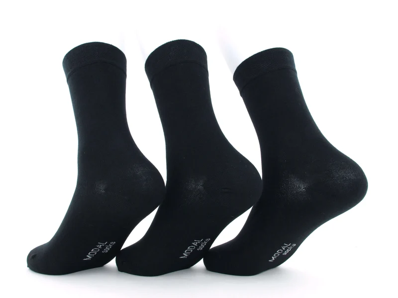 3 Paar Modal Socken schwarz