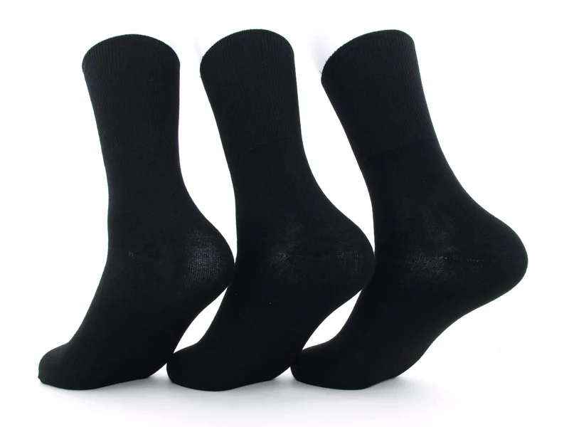 3 Paar Modal Socken antipress schwarz