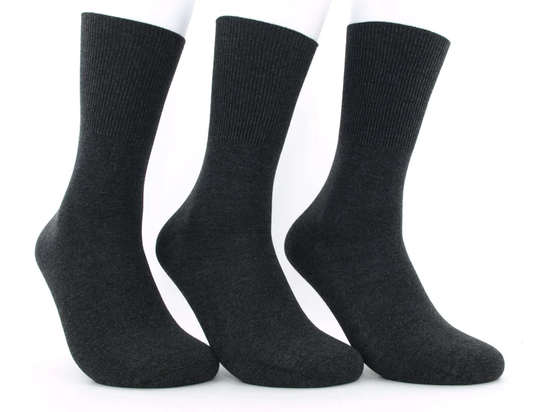 3 Paar Modal Socken antipress anthrazit