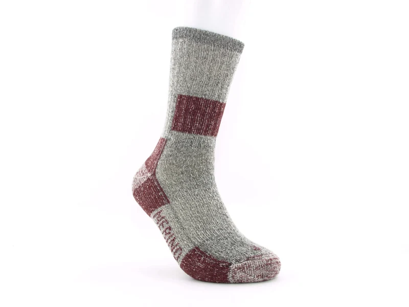 1 Paar Winter Trekkingsocken rot