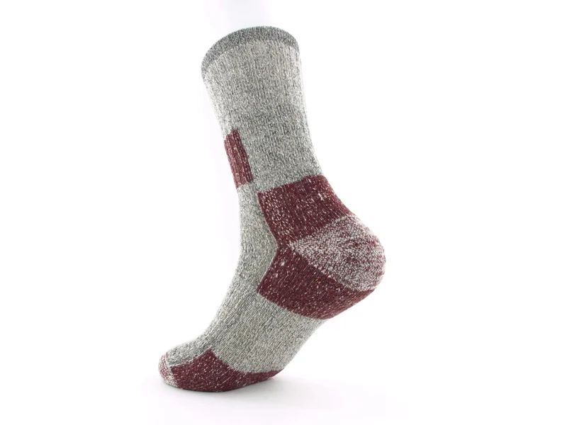 1 Paar Winter Trekkingsocken rot