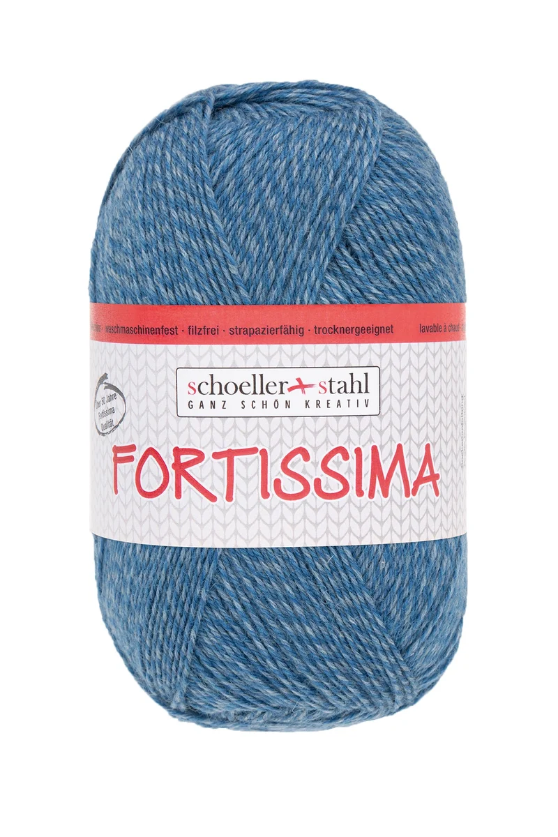 Fortissima 4-fach Uni-Sockenwolle 100g | Farbe 2031 - POLAR-MOULINÉ