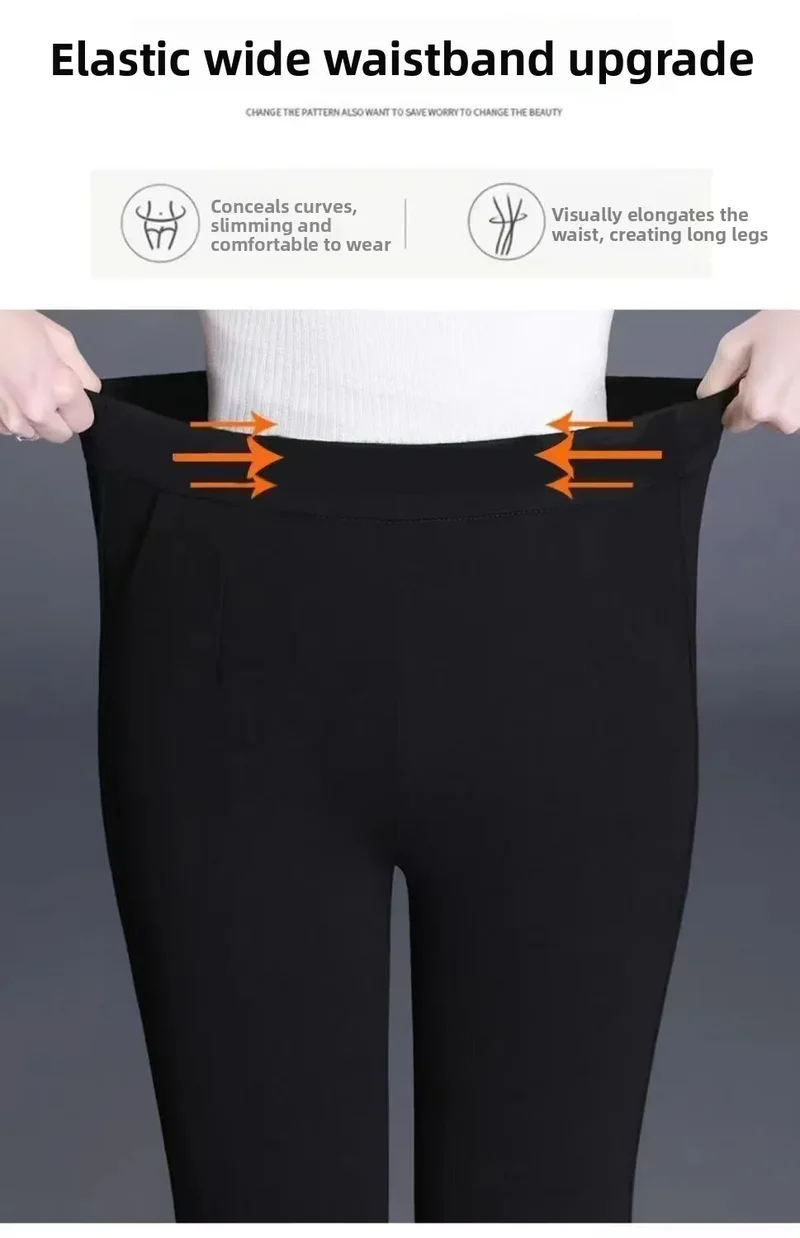 Damen Winter Warm Thermo Schlaghose Hose Innenfleece Stretch Hosen Leggins