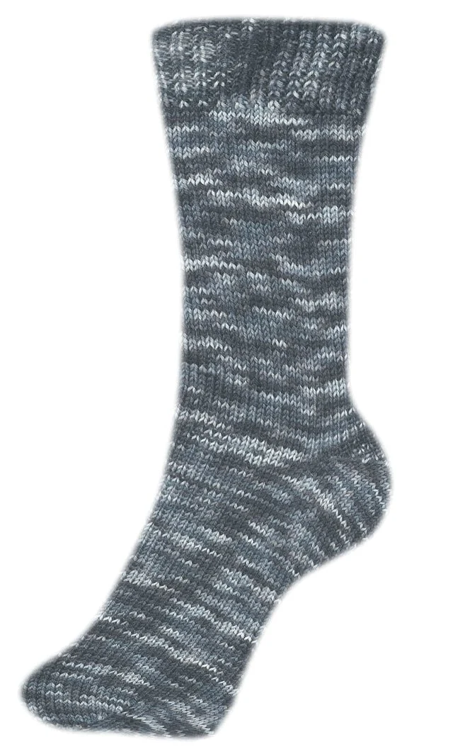 Fortissima bunte 4-fach Sockenwolle | Farbe 2445 - STEIN