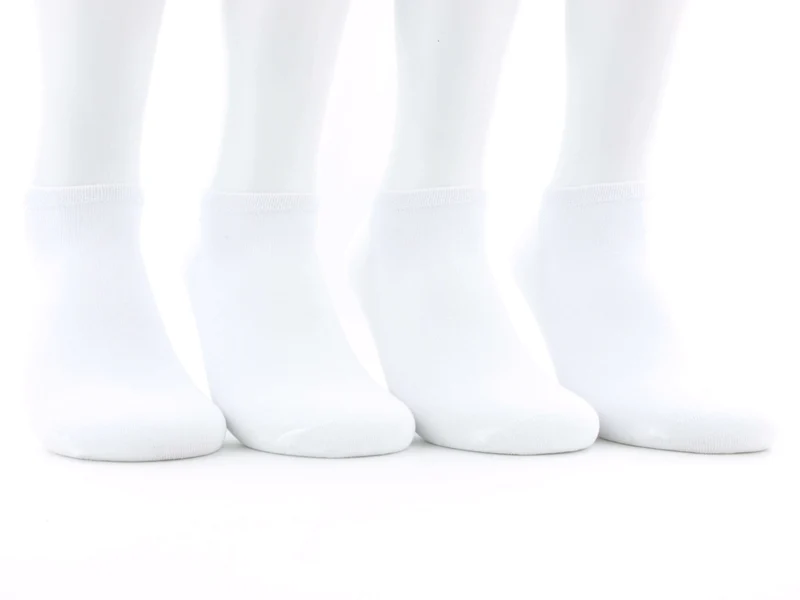 4 Paar Sneaker Socken weiß