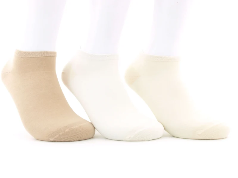 3 Paar Sneaker Socken Damen Beigetöne