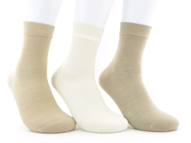 3 Paar Kurzsocken Herren Beigetöne