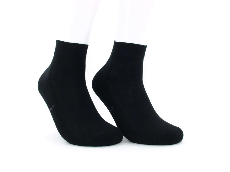 2 Paar Kurzschaftsocken Frotteesohle schwarz
