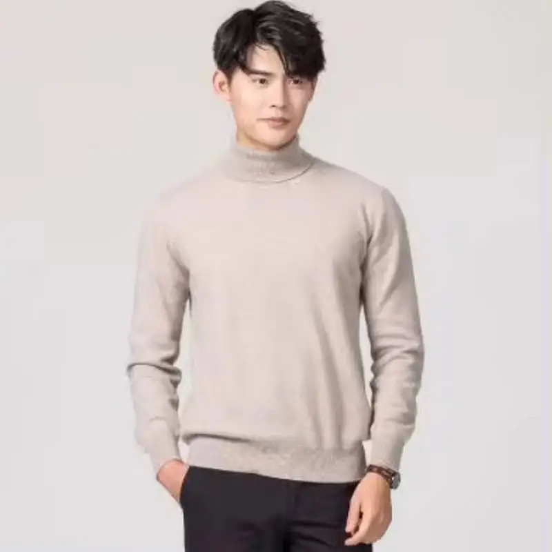 Herren Rollkragen Pullover Sweatshirt Leichter Pulli Sweater Shirt Langarmshirt