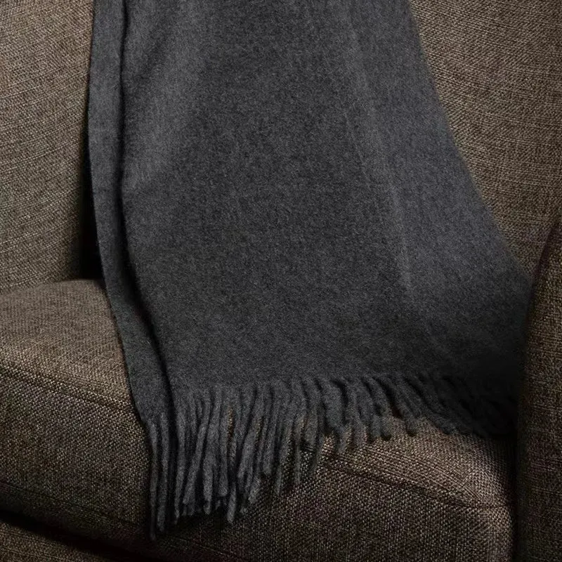 Herren Schal Winterschal Stola Schlauchschal Halstuch Wollschal Strickschal Loop