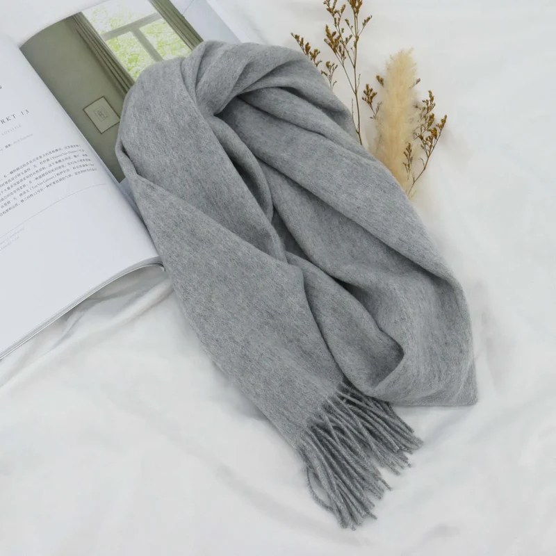 Herren Schal Winterschal Stola Schlauchschal Halstuch Wollschal Strickschal Loop