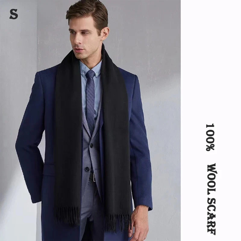 Herren Schal Winterschal Stola Schlauchschal Halstuch Wollschal Strickschal Loop