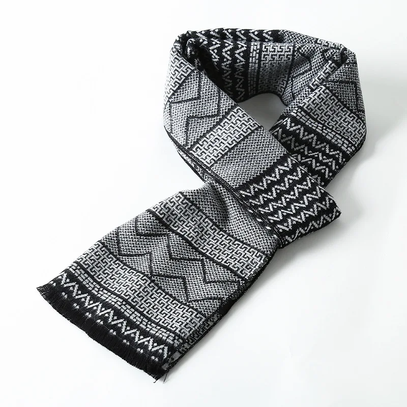 Herren Schal Winterschal Stola Schlauchschal Halstuch Wollschal Strickschal Loop