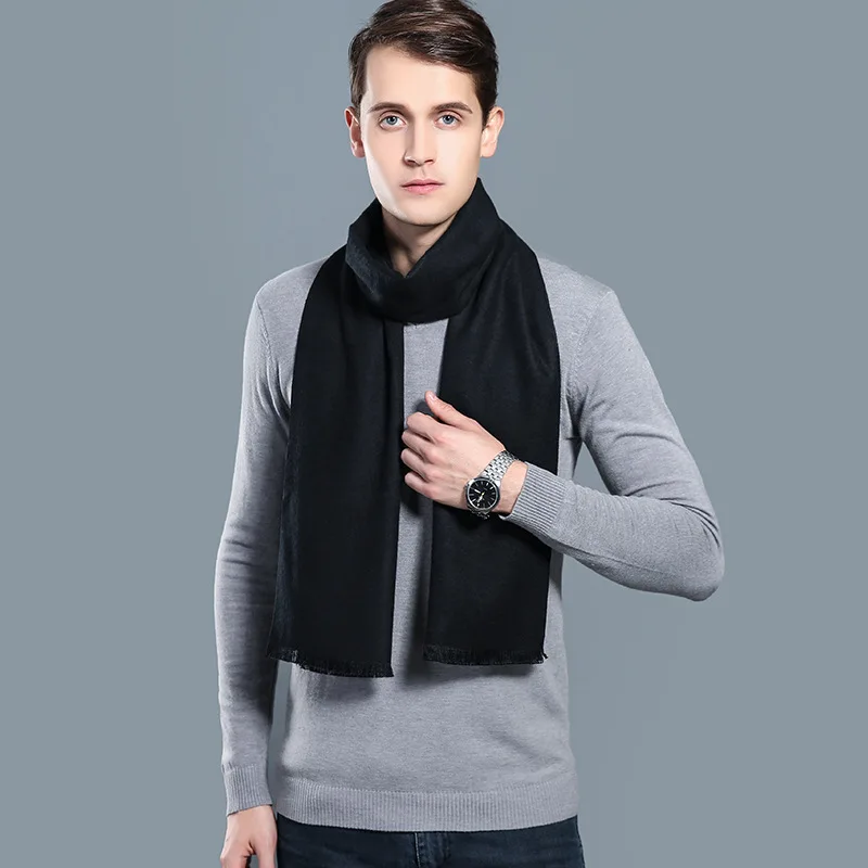 Herren Schal Winterschal Stola Schlauchschal Halstuch Wollschal Strickschal Loop