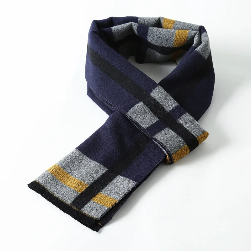 Herren Schal Winterschal Stola Schlauchschal Halstuch Wollschal Strickschal Loop
