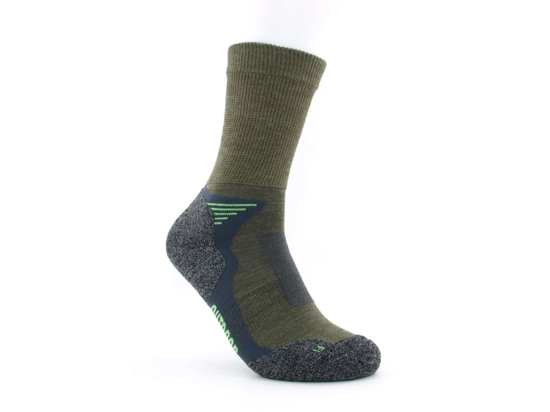 1 Paar Trekkingsocken mit Merinowolle taupe