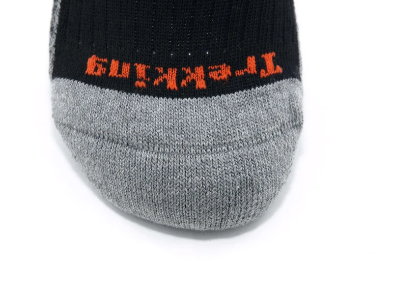 2 Paar Trekkingsocken mit Baumwolle schwarz