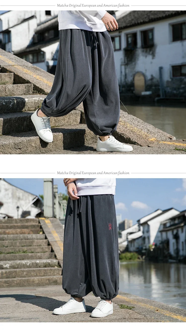 Männer Hose Haremshosen Pumphosen Pluderhosen Hosenrock Herrenrock Kilt Jogger