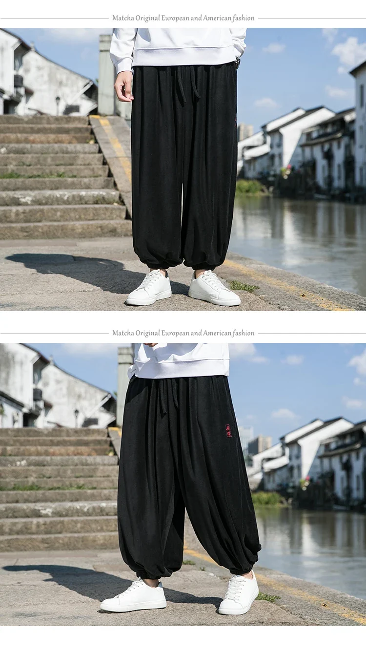 Männer Hose Haremshosen Pumphosen Pluderhosen Hosenrock Herrenrock Kilt Jogger