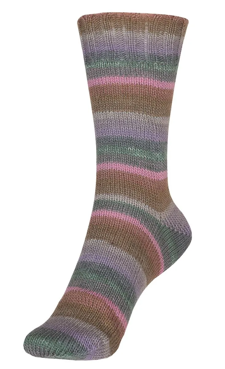 Fortissima bunte 4-fach Sockenwolle | Farbe 2432 - IZU