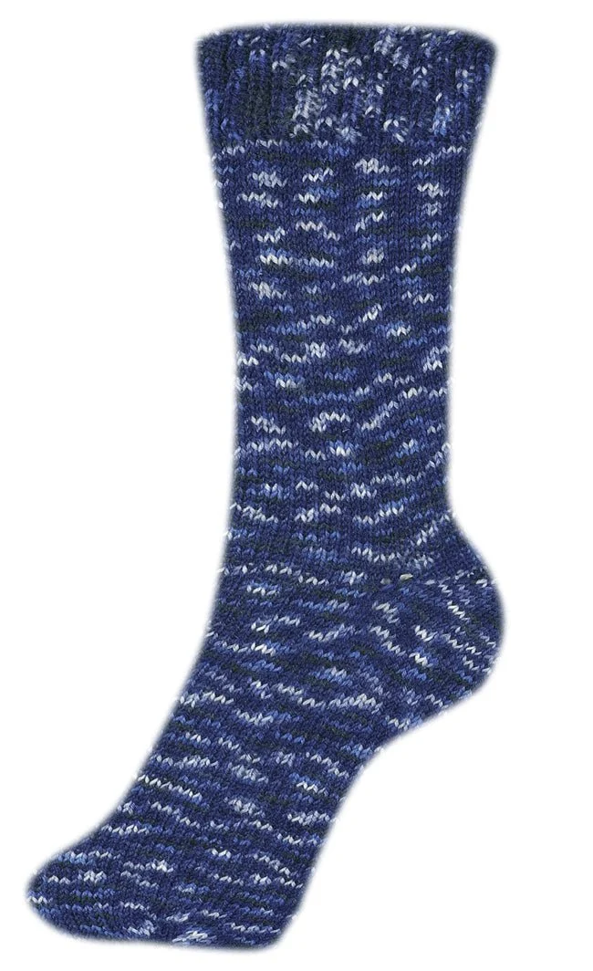 Fortissima bunte 4-fach Sockenwolle | Farbe 2408 - MARINE