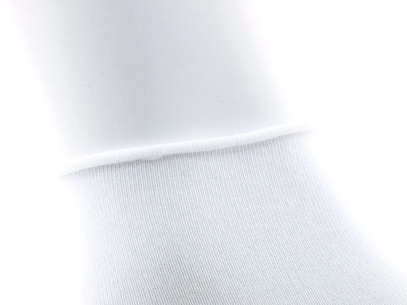 3 Paar Kurzschaftsocken Rollrand weiß